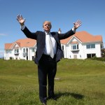 TURNBURRY, SCOTLAND - JUNE 08:  Donald Trump Visits Turnberry Golf Club, after its $10 Million refurbishment on June 8, 2015 in Turnberry, Scotland. (Photo by Ian MacNicol/Getty Images) *** Local Caption *** Donald Trump