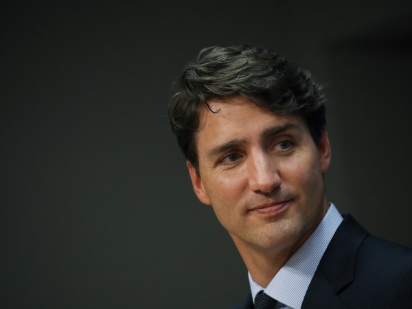 NEW YORK, NY - SEPTEMBER 21: Canadian Prime Minister Justin Trudeau holds a press briefing during the United Nations General Assembly at UN headquarters, September 21, 2017 in New York City. The most pressing issues facing the assembly this year include North Korea’s nuclear ambitions, violence against the Rohingya Muslim minority in Myanmar, and the debate over climate change. (Photo by Drew Angerer/Getty Images)