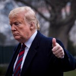 WASHINGTON, DC - JANUARY 19: President Trump walks toward the White House after landing aboard Marine One on the South Lawn of the White House on January 19, 2019 in Washington, DC. Trump was returning from Dover Air Force Base in Delaware where he visited with families four Americans who were killed in an explosion Wednesday in Syria. (Photo by Pete Marovich/Getty Images)