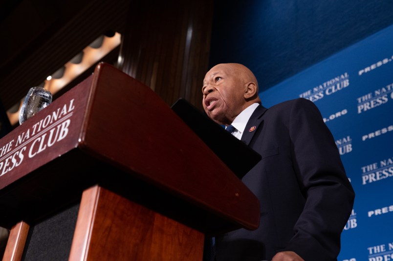 Rep. Elijah Cummings, D-Md., chairman of the House Committee on Oversight and Government Reform, speaks at a National Press Club Headliners luncheon in Washington, D.C., on Wednesday, August 7, 2019.  (Photo by Cheriss May/NurPhoto)