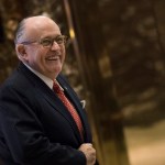 NEW YORK, NY - NOVEMBER 22: Former New York City mayor Rudy Giuliani arrives at Trump Tower, November 22, 2016 in New York City. President-elect Donald Trump and his transition team are in the process of filling cabinet and other high level positions for the new administration. (Photo by Drew Angerer/Getty Images)