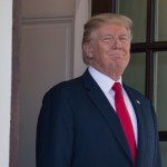 President Donald Trump welcomed President Sauli Niinistö of the Republic of Finland, at the West Wing Portico (North Lawn) of the White House, on Monday, August 28, 2017.  (Photo by Cheriss May/NurPhoto)