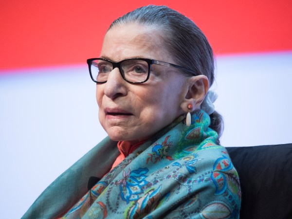 UNITED STATES - AUGUST 31: Supreme Court Justice Ruth Bader Ginsburg participates in a discussion during the Library of Congress National Book Festival at the Walter E. Washington Convention Center on Saturday, August 31, 2019. (Photo By Tom Williams/CQ Roll Call)