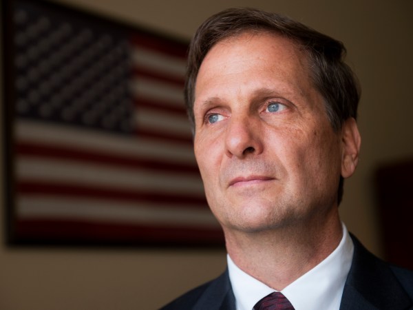 UNITED STATES - OCTOBER 04: Rep. Chris Stewart, R-Utah, is photographed in his Cannon Building office. (Photo By Tom Williams/CQ Roll Call)
