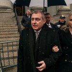 NEW YORK, NY - DECEMBER 02: Lev Parnas walks into the Southern District of New York Courthouse on December 2, 2019 in New York City. A business associate of President Donald Trump's personal attorney Rudy Giuliani, Parnas has been accused of conspiring to make illegal contributions to political committees supporting President Donald Trump and other Republicans, and wanting to use the donations to lobby U.S. politicians to support the removal of the U.S. ambassador to Ukraine. (Photo by Scott Heins/Getty Images)