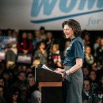 NEW YORK, NY - JANUARY 15: Diana Taylor addresses the crowd during a campaign rally for 2020 Democratic presidential candidate Mike Bloomberg on January 15, 2020 in New York City. The event marked the kickoff of Bloomberg's "Women For Mike" outreach campaign. (Photo by Scott Heins/Getty Images)