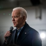 NASHUA, NH - February 4:Joe Biden speaks to voters at Girls Inc. in NASHUA, New Hampshire, on Tuesday, February 4, 2020. (Photo by Sarah Rice for The Washington Post)