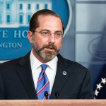 WASHINGTON, UNITED STATES - FEBRUARY 26, 2020: Alex Azar, United States Secretary of Health and Human Services, speaking at a press conference about the Coronavirus.