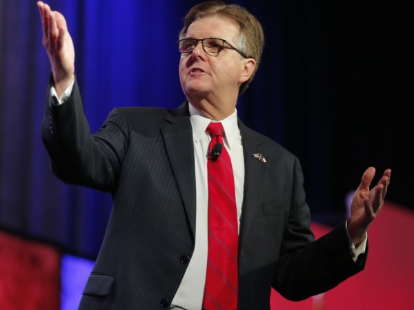 Lt. Gov. Dan Patrick speaks at the Republican Party of Texas State Convention at the Kay Bailey Hutchison Convention Center, Thursday, May 12, 2016 in Dallas. (Rodger Mallison/Fort Worth Star-Telegram/TNS)