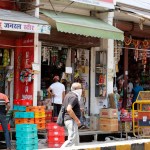 View of general merchant shops during lockdown to prevent the spread of new coronavirus in Prayagraj, India, Saturday, April 25, 2020. (AP Photo/Rajesh Kumar Singh)