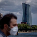 in Frankfurt, Germany, Wednesday, April 29, 2020. (AP Photo/Michael Probst)