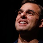 GRAND RAPIDS, MI - MAY 28:  U.S. Rep. Justin Amash (R-MI) holds a Town Hall Meeting on May 28, 2019 in Grand Rapids, Michigan. Amash was the first Republican member of Congress to say that President Donald Trump engaged in impeachable conduct. (Photo by Bill Pugliano/Getty Images)