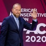 NATIONAL HARBOR, MD - FEBRUARY 28: Brad Parscale, campaign manager for Trump's 2020 reelection campaign, walks on stage during the Conservative Political Action Conference 2020 (CPAC) hosted by the American Conservative Union on February 28, 2020 in National Harbor, MD. (Photo by Samuel Corum/Getty Images) *** Local Caption *** Brad Parscale