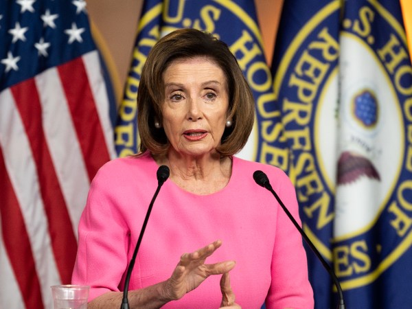 WASHINGTON, DC, UNITED STATES - MARCH 26, 2020:U.S. Representative Nancy Pelosi (D-CA) speaks at her weekly press conference.