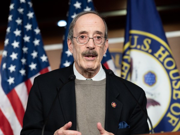 WASHINGTON, UNITED STATES - JANUARY 28 2020: U.S. Representative Eliot Engel (D-NY) speaks about the recent bipartisan Congressional trip to Poland and Israel for the commemoration of 75 years since the liberation of Auschwitz.