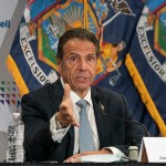 MANHASSET, NEW YORK, UNITED STATES - 2020/05/19: Governor Cuomo makes an announcement and holds briefing on COVID-19 response at Feinstein Institute for Medical Research. (Photo by Lev Radin/Pacific Press/LightRocket via Getty Images)