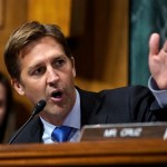 Sen. Ben Sasse, R-Neb., questions Supreme Court nominee Brett Kavanaugh as he testifies before the Senate Judiciary Committee on Capitol Hill in Washington, Thursday, Sept. 27, 2018. (AP Photo/Andrew Harnik, Pool)