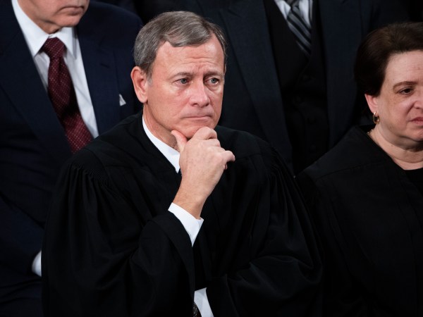 UNITED STATES - FEBRUARY 04: Chief Justice John Roberts and Associate Justice Elena Kagan, are seen during President Donald Trump’s State of the Union address in the House Chamber on Tuesday, February 4, 2020. (Photo By Tom Williams/CQ Roll Call)
