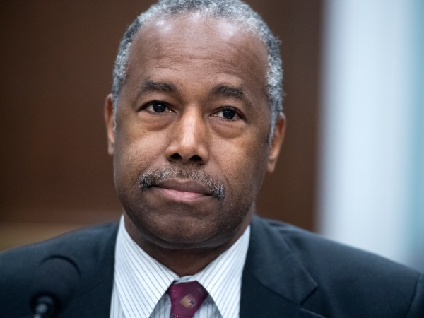 UNITED STATES - MARCH 4: HUD Secretary Ben Carson arrives to testify during the House Appropriations Transportation, and Housing and Urban Development, and Related Agencies Subcommittee hearing titled the “Department of Housing and Urban Development Budget Request for FY2021,” in Rayburn Building on Wednesday, March 4, 2020. (Photo By Tom Williams/CQ Roll Call)