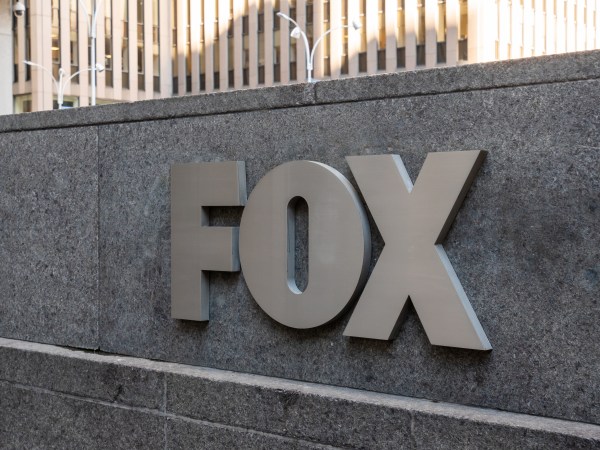 NEW YORK CITY, NY, UNITED STATES - 2020/02/17: A view of an american conservative cable television news channel Fox News logo. (Photo by Alex Tai/SOPA Images/LightRocket via Getty Images)
