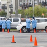 DALLAS, March 22, 2020 . Staff work at a drive-through COVID-19 testing site in Dallas, Texas, the United States, March 21, 2020. The number of COVID-19 cases in the United States topped 20,000 as of 1:30 p.m. Eastern Standard Time on Saturday ,1730 GMT, according to the Center for Systems Science and Engineering ,CSSE, at Johns Hopkins University. (Photo by Dan Tian/Xinhua via Getty)