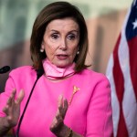 UNITED STATES - JUNE 04: Speaker of the House Nancy Pelosi, D-Calif., conducts a news conference in the Capitol Visitor Center on Thursday, June 4, 2020. (Photo By Tom Williams/CQ Roll Call)