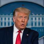 President Donald Trump speaks during a news briefing at the White House, Thursday, July 2, 2020, in Washington. (AP Photo/Evan Vucci)