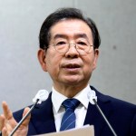 In this on Wednesday, July 8, 2020 photo   Seoul Mayor Park Won-soon speaks during a press conference at Seoul City Hall in Seoul, South Korea. Police on Thursday, July 9, say the mayor of South Korean capital Seoul has been reported missing and search operations are underway. (Cheon Jin-hwan/Newsis via AP)