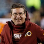 Washington Redskins owner Daniel Snyder walks the sidelines during an NFL football game against the Philadelphia Eagles, Saturday, Dec. 26, 2015, in Philadelphia.  (AP Photo/Matt Rourke)