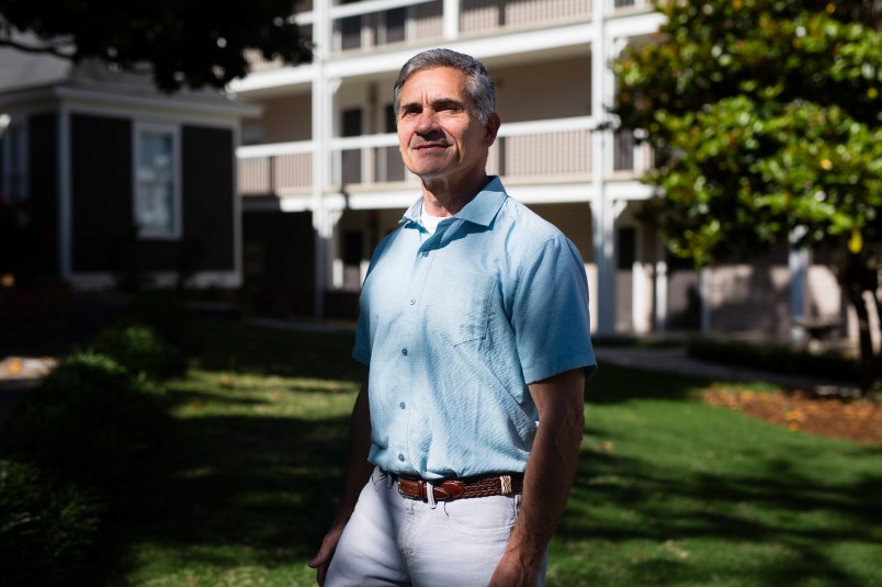 ANNISTON, AL - MAY 13- Alabama State Senator and President Pro Tem Del Marsh poses for a photo on the grounds of the hotel he owns on Monday, May 13, 2019 in Anniston, AL. (Photo by Elijah Nouvelage for The Washington Post)