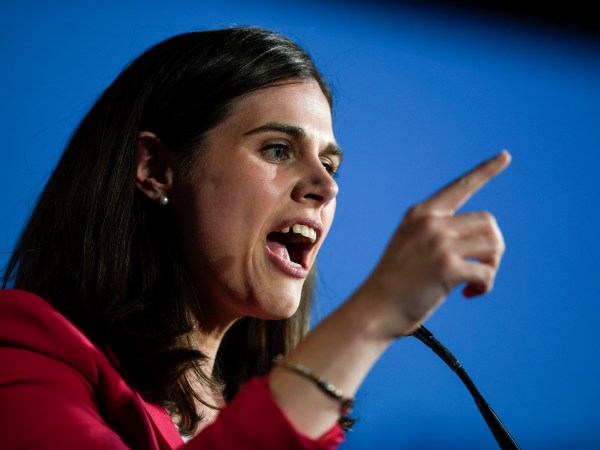 DENVER, CO - NOVEMBER 6: Colorado secretary of state elect Jena Griswold during the Democratic watch party in downtown Denver on Tuesday, November 6, 2018. (Photo by AAron Ontiveroz/The Denver Post)