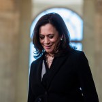 UNITED STATES - JUNE 24: Sen. Kamala Harris, D-Calif., is seen after an interview in Russell Building on Wednesday, June 24, 2020. (Photo By Tom Williams/CQ Roll Call)