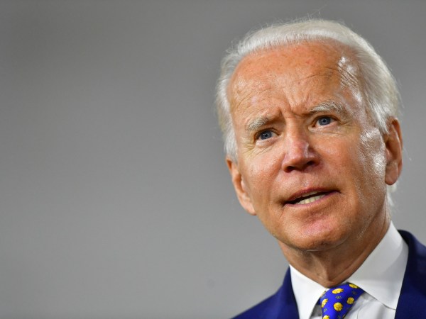 WILMINGTON, DE - JULY 28:  Presumptive Democratic presidential nominee former Vice President Joe Biden delivers a speech at the William “Hicks” Anderson Community Center, on July 28, 2020 in Wilmington, Delaware. Biden addressed the fourth component of his “Build Back Better” economic recovery plan for working families, how his plan will address systemic racism and advance racial economic equity in the United States.  (Photo by Mark Makela/Getty Images)
