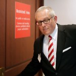 Former Trump campaign aide Michael Caputo arrives to testify before the House Intelligence Committee during a closed-door session at the U.S. Capitol Visitors Center July 14, 2017 in Washington, DC. Caputo resigned from being a Trump campaign communications advisor after appearing to celebrate the firing of former campaign manager Corey Lewandowski. Denying any contact with Russian officials during the 2016 campaign, Caputo did live in Moscow during the 1990s, served as an adviser to former Russian President Boris Yeltsin and did pro-Putin public relations work for the Russian conglomerate Gazprom Media.