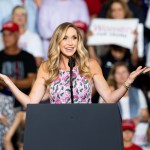 GREENVILLE, NC, UNITED STATES - 2019/07/17: Lara Trump speaks during President Donald Trump’s Make America Great Again Rally at the Williams Arena in East Carolina University, Greenville. (Photo by Michael Brochstein/SOPA Images/LightRocket via Getty Images)