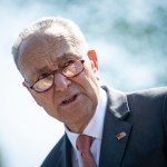 UNITED STATES - SEPTEMBER 22: Senate Minority Leader Chuck Schumer, D-N.Y., speaks at a news conference on Capitol Hill in Washington on Tuesday, Sept. 22, 2020. (Photo by Caroline Brehman/CQ Roll Call)