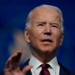 President-elect Joe Biden announces his climate and energy nominees and appointees at The Queen Theater in Wilmington Del., Saturday, Dec. 19, 2020. (AP Photo/Carolyn Kaster)