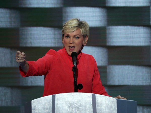PHILADELPHIA, PA - JULY 28: on the fourth day of the Democratic National Convention at the Wells Fargo Center, July 28, 2016 in Philadelphia, Pennsylvania. Democratic presidential candidate Hillary Clinton received the number of votes needed to secure the party's nomination. An estimated 50,000 people are expected in Philadelphia, including hundreds of protesters and members of the media. The four-day Democratic National Convention kicked off July 25. (Photo by Alex Wong/Getty Images)
