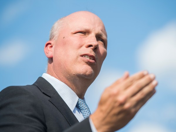 UNITED STATES - SEPTEMBER 18: Rep. Chip Roy, R-Texas, attends a news conference on the gun control debate and to support of the Second Amendment outside of the Capitol on Wednesday, September 18, 2019. (Photo By Tom Williams/CQ Roll Call)