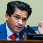 UNITED STATES - AUGUST 24: Rep. Jimmy Gomez, D-Calif., questions Postmaster General Louis DeJoy during the House Oversight and Reform Committee hearing titled “Protecting the Timely Delivery of Mail, Medicine, and Mail-in Ballots,” in Rayburn House Office Building on Monday, August 24, 2020. (Photo By Tom Williams/CQ Roll Call/Pool)