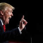 CLEVELAND, OH - JULY 21:  on the fourth day of the Republican National Convention on July 21, 2016 at the Quicken Loans Arena in Cleveland, Ohio. Republican presidential candidate Donald Trump received the number of votes needed to secure the party's nomination. An estimated 50,000 people are expected in Cleveland, including hundreds of protesters and members of the media. The four-day Republican National Convention kicked off on July 18. (Photo by Joe Raedle/Getty Images)