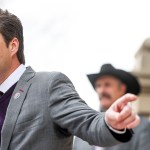 CHEYENNE, WY - JANUARY 28: Rep. Matt Gaetz (R-FL) speaks to a crowd during a rally against Rep. Liz Cheney (R-WY) on January 28, 2021 in Cheyenne, Wyoming. Gaetz added his voice to a growing effort to vote Cheney out of office after she voted in favor of impeaching Donald Trump. (Photo by Michael Ciaglo/Getty Images)