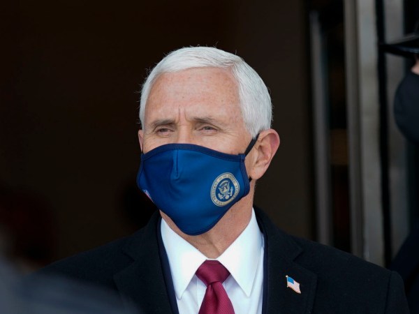 WASHINGTON, DC - JANUARY 20, 2021: Former Vice President Mike Pence departs after the inauguration of President Joe Biden on January 20, 2021 in Washington, DC. (Photo by Melina Mara/The Washington Post/POOL)