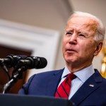 WASHINGTON, D.C. - FEBRUARY 27: President Joe Biden address the Nation on his push for a new coronavirus relief package from the Rosevelt Room of the White House in Washington, D.C. on February 27, 2020. NYTVIRUS