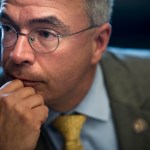 WASHINGTON, DC - JULY 10:  Doctor and Congressman Andy Harris (D-MD) works with staff on an amendment to overturn the city's marijuana decriminalization law, on Capitol Hill in Washington, DC Thursday, July 10, 2014. Rep. Harris represents Maryland's 1st Congressional District of Maryland. (Photo by Melina Mara/The Washington Post)