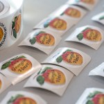 ATLANTA, GA - JANUARY 05: Stickers for voters after they have voted, sit on a table at a Cobb County voting location on January 5, 2021 in Atlanta, Georgia. Polls have opened across Georgia in the two runoff elections, pitting incumbents Sen. David Perdue (R-GA) and Sen. Kelly Loeffler (R-GA) against Democratic candidates Rev. Raphael Warnock and Jon Ossoff. (Photo by Megan Varner/Getty Images)