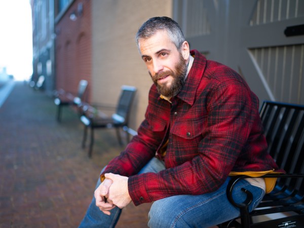 Alexandria, VA - January 13: Michael Fanone, 40, is an officer with the Metropolitan Police Department that helped fend off rioters at the U.S. Capitol and was captured in a now viral video where he was dragged down stairs and beaten unconscious and suffered a heart attack. (Photo by Sarah L. Voisin/The Washington Post)