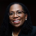 UNITED STATES - APRIL 28: Ketanji Brown Jackson, nominee to be U.S. Circuit Judge for the District of Columbia Circuit, testifies during her Senate Judiciary Committee confirmation hearing in Dirksen Senate Office Building in Washington, D.C., on Wednesday, April 28, 2021. Candace Jackson-Akiwumi, nominee to be U.S. Circuit Judge for the Seventh Circuit, also testified. (Photo By Tom Williams/CQ Roll Call/POOL)