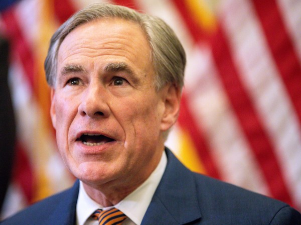 AUSTIN, TX - JUNE 08: Texas Governor Greg Abbott speaks during a press conference at the Texas State Capitol in Austin, Texas on June 8, 2021. Abbott signed Senate bills 2 and 3 into law to reform the Electric Reliability Council of Texas and weatherize and improve the reliability of the state's power grid. The bill signing comes months after a disastrous February winter storm that created widespread power outages and left dozens of Texans dead. (Photo by Montinique Monroe/Getty Images)