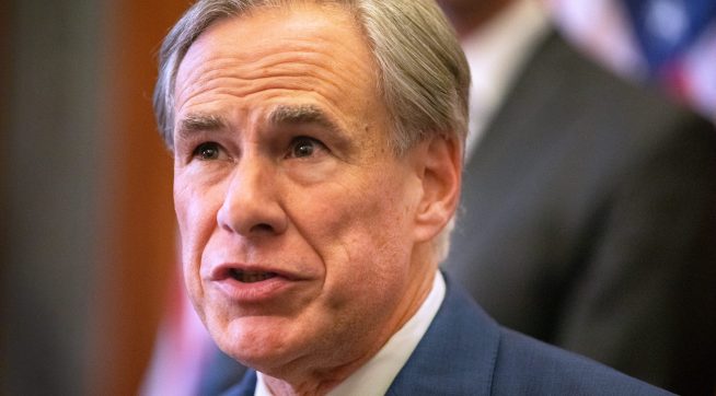 AUSTIN, TX - JUNE 08: Texas Governor Greg Abbott speaks during a press conference at the Texas State Capitol in Austin, Texas on June 8, 2021. Abbott signed Senate bills 2 and 3 into law to reform the Electric Reliability Council of Texas and weatherize and improve the reliability of the state's power grid. The bill signing comes months after a disastrous February winter storm that created widespread power outages and left dozens of Texans dead. (Photo by Montinique Monroe/Getty Images)
